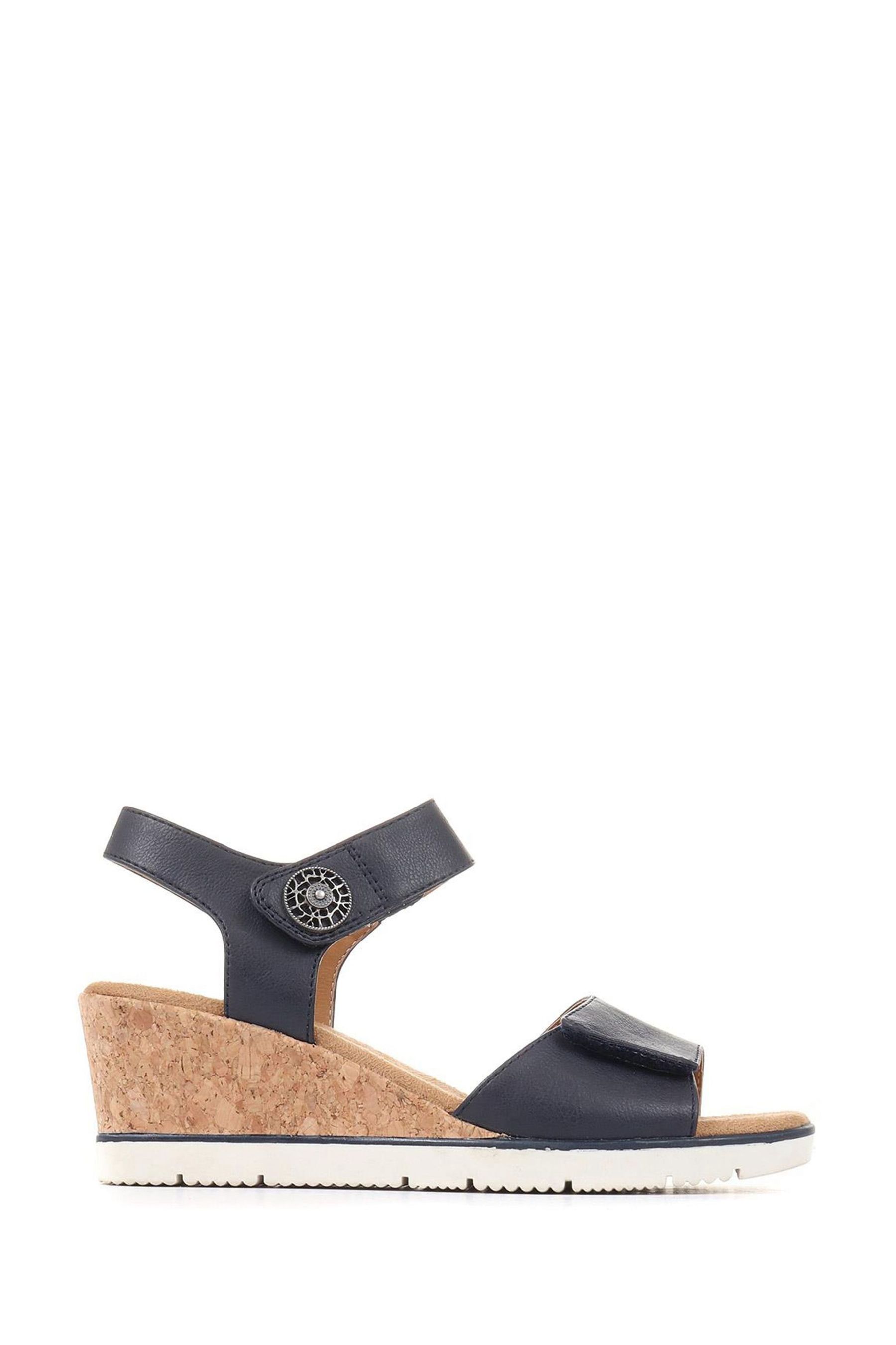 Buy Pavers Blue Pavers Blue Adjustable Wedge Sandals from the Next UK online shop