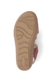 Pavers Adjustable Touch Fastening Brown Sandals - Image 5 of 5