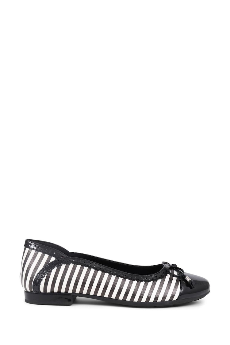 Pavers Patterned Ballet Black Flats - Image 1 of 5