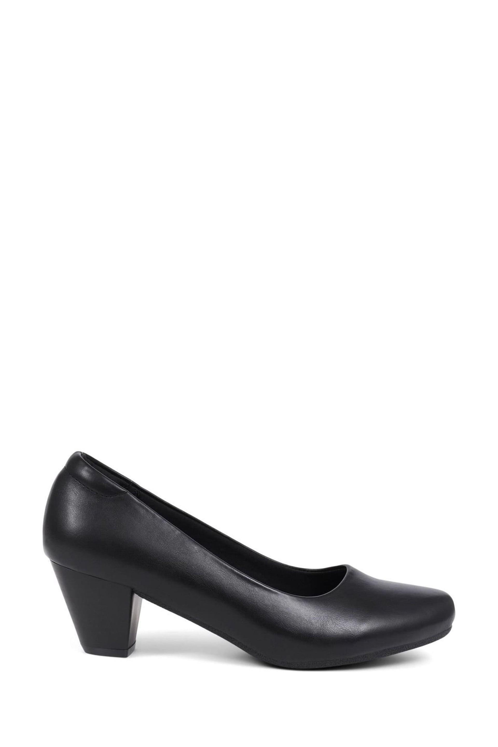 Pavers Heeled Court Black Shoes - Image 1 of 5