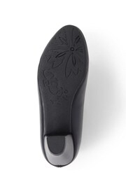 Pavers Heeled Court Black Shoes - Image 4 of 5