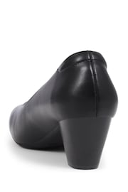 Pavers Heeled Court Black Shoes - Image 5 of 5