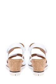 Pavers Adjustable Wedge White Sandals - Image 5 of 5