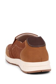 Pavers Wide Fit Slip-Ons Brown Trainers - Image 3 of 5