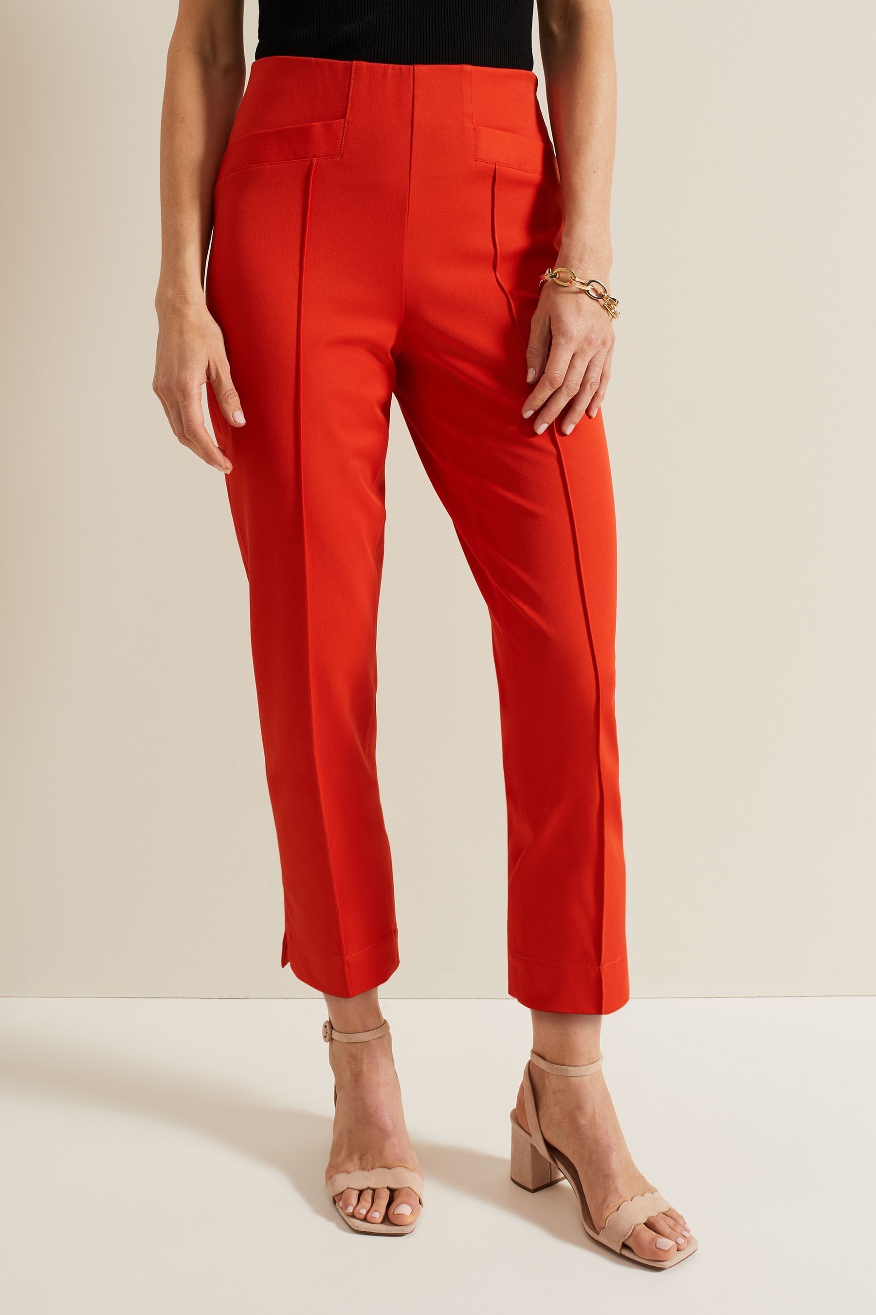 Stretch capri trousers discount