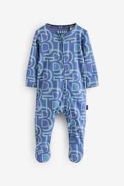 Baker by Ted Baker 100% Cotton Sleepsuits 3 Pack - Image 2 of 10