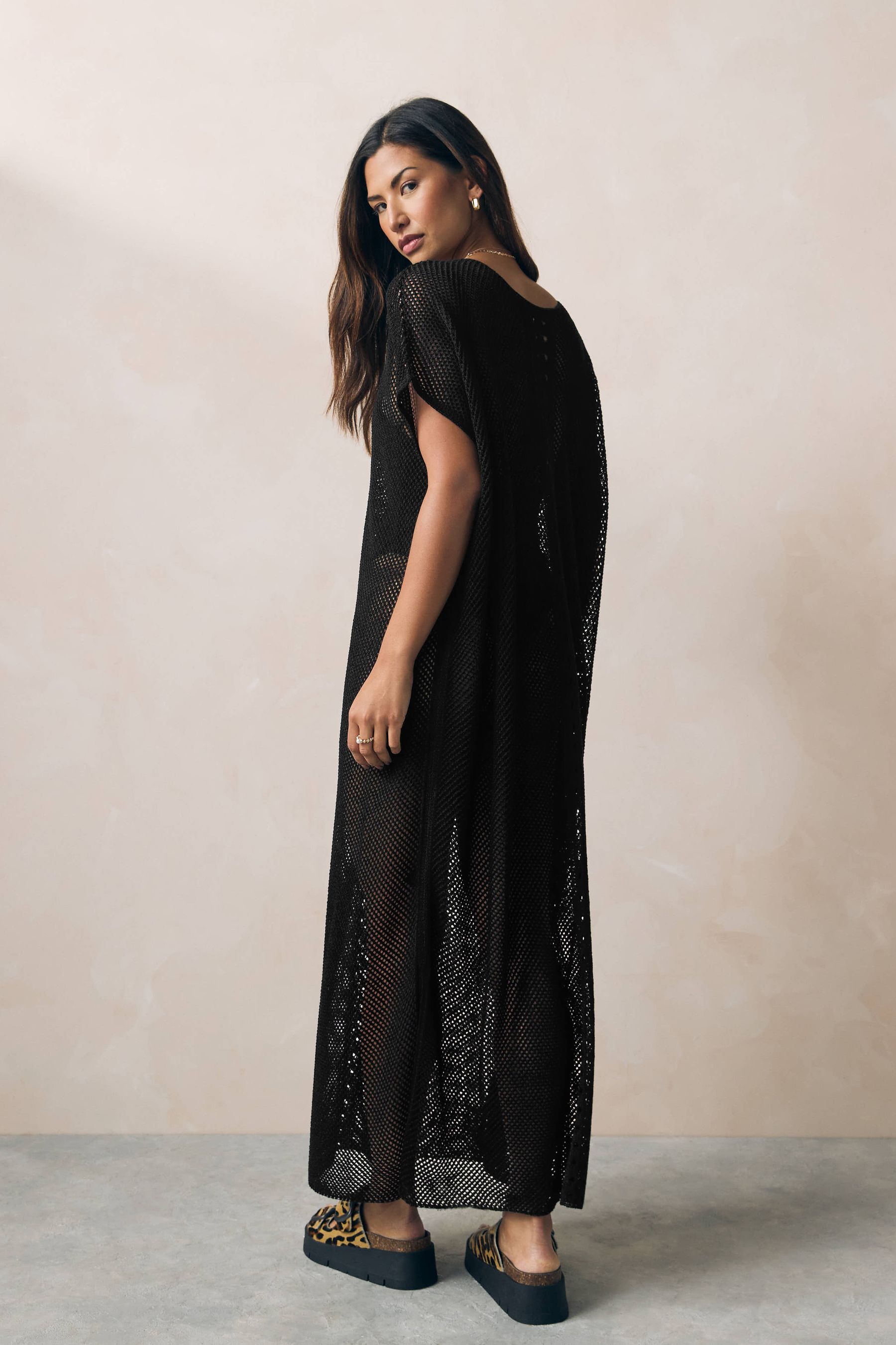 Black maxi cover up cheap