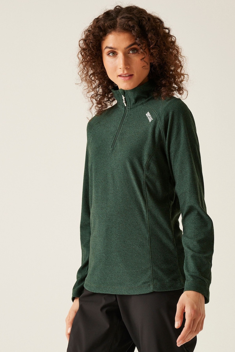 Regatta Green Womens Montes Half Zip Fleece - Image 2 of 10