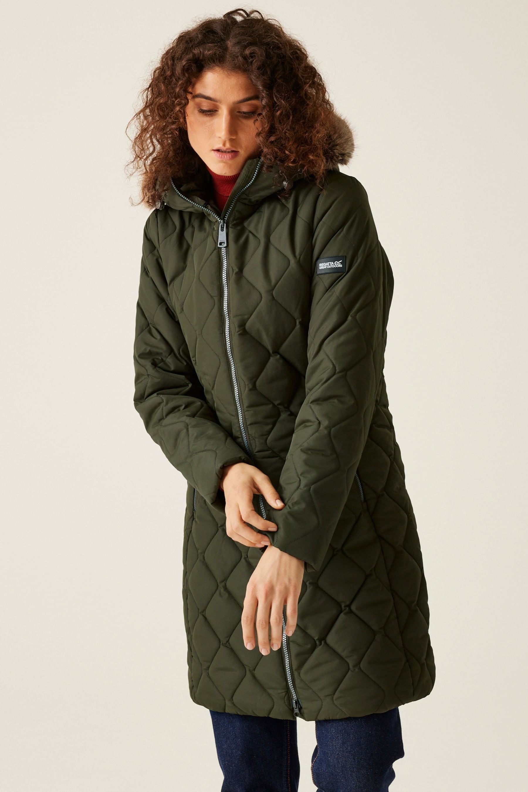 Buy Regatta Shower Resistant Fritha III Insulated Parka Jacket Next Ukraine