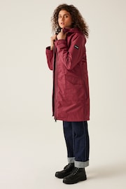 Regatta Red Romine II Long Length Waterproof Jacket - Image 3 of 9