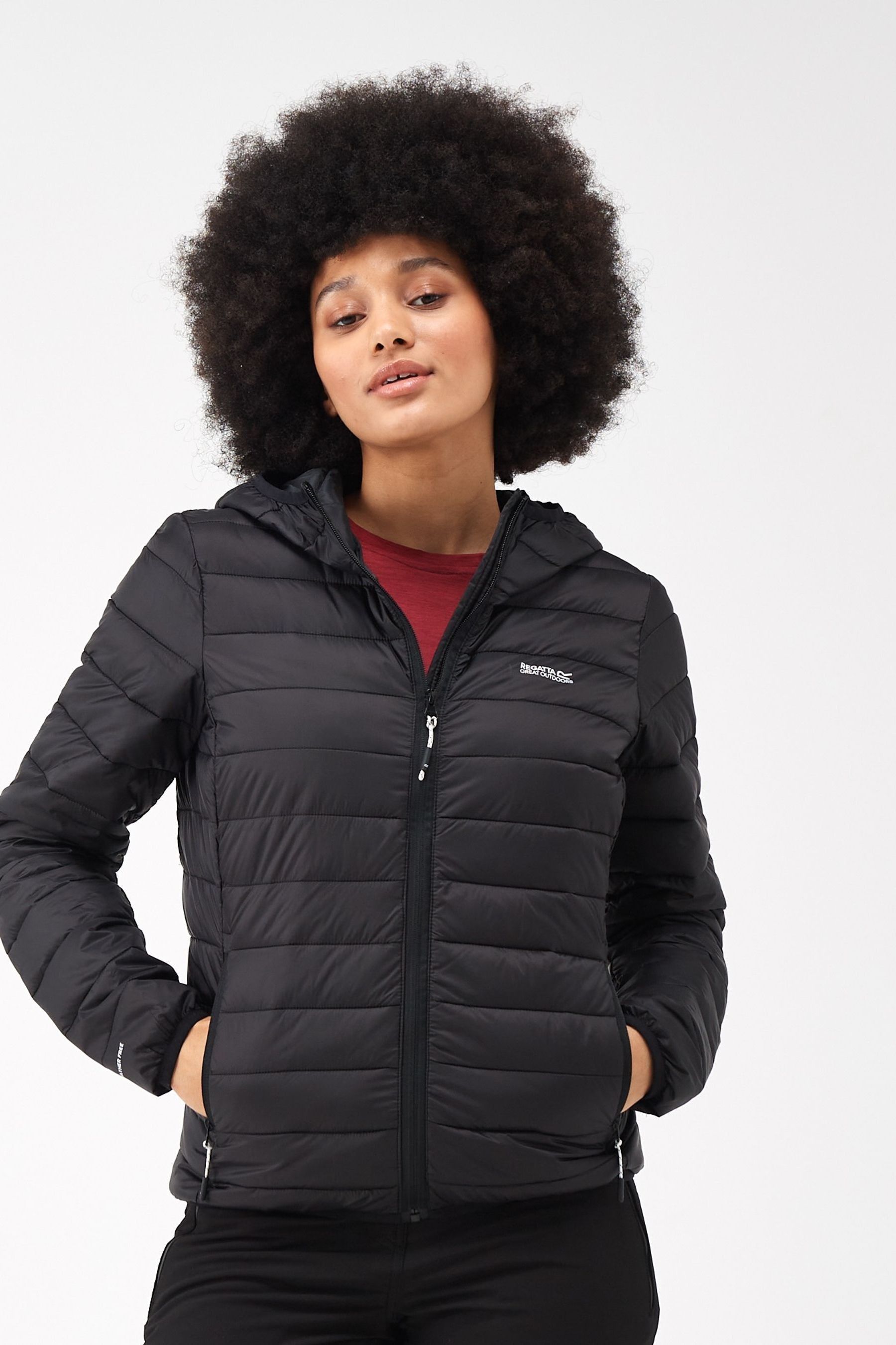 Womens shower resistant jacket top