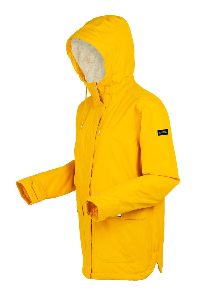 Regatta Yellow Broadia Waterproof Thermal Insulated Jacket - Image 8 of 8