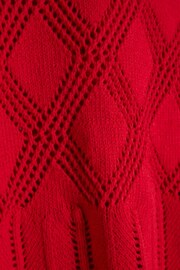 River Island Red Crochet Tie Back Top - Image 6 of 6