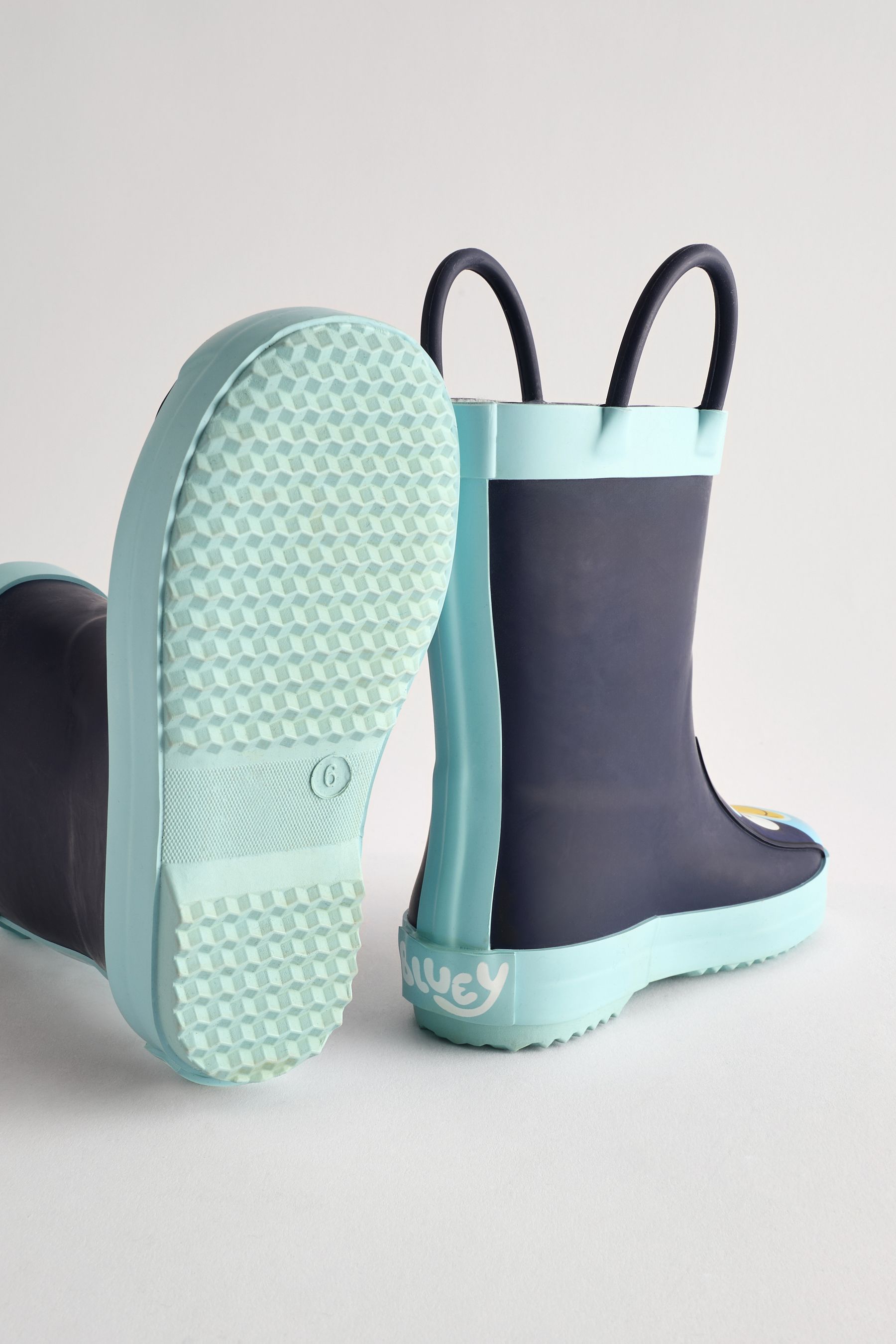 Kids navy wellies discount