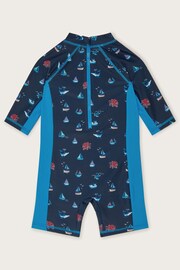 Monsoon Blue Baby Sailboats Swimsuit - Image 2 of 3