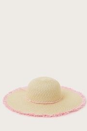 Monsoon Natural Embroidered Floppy Hat - Image 2 of 3