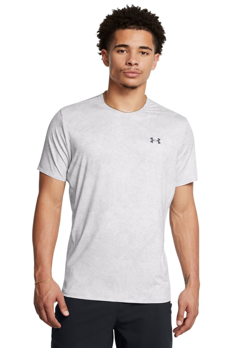 Under Armour Grey/Black Vanish Elite Vent Short Sleeve T-Shirt - Image 1 of 5