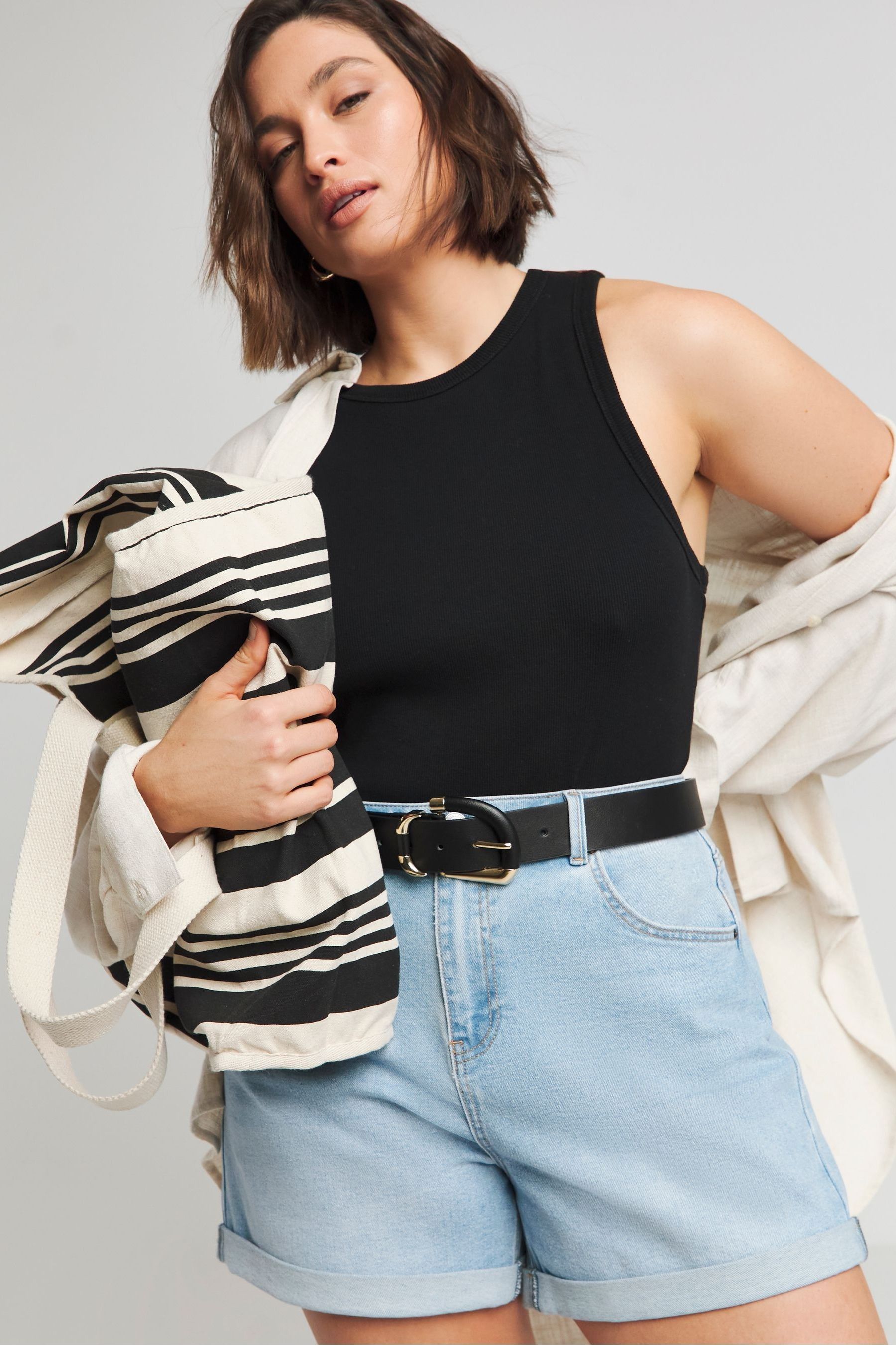 Simply be denim shorts hot sale