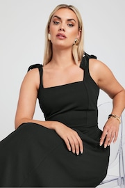 Yours Curve Black Limited Collection Midaxi Dress - Image 2 of 6