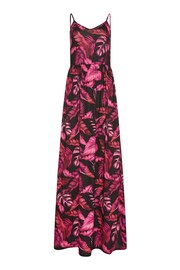 Long Tall Sally Black LTS Tall & Pink Tropical Print Maxi Dress - Image 5 of 5