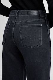 7 For All Mankind LOTTA Luxe Vintage Topline Black Jeans - Image 3 of 6