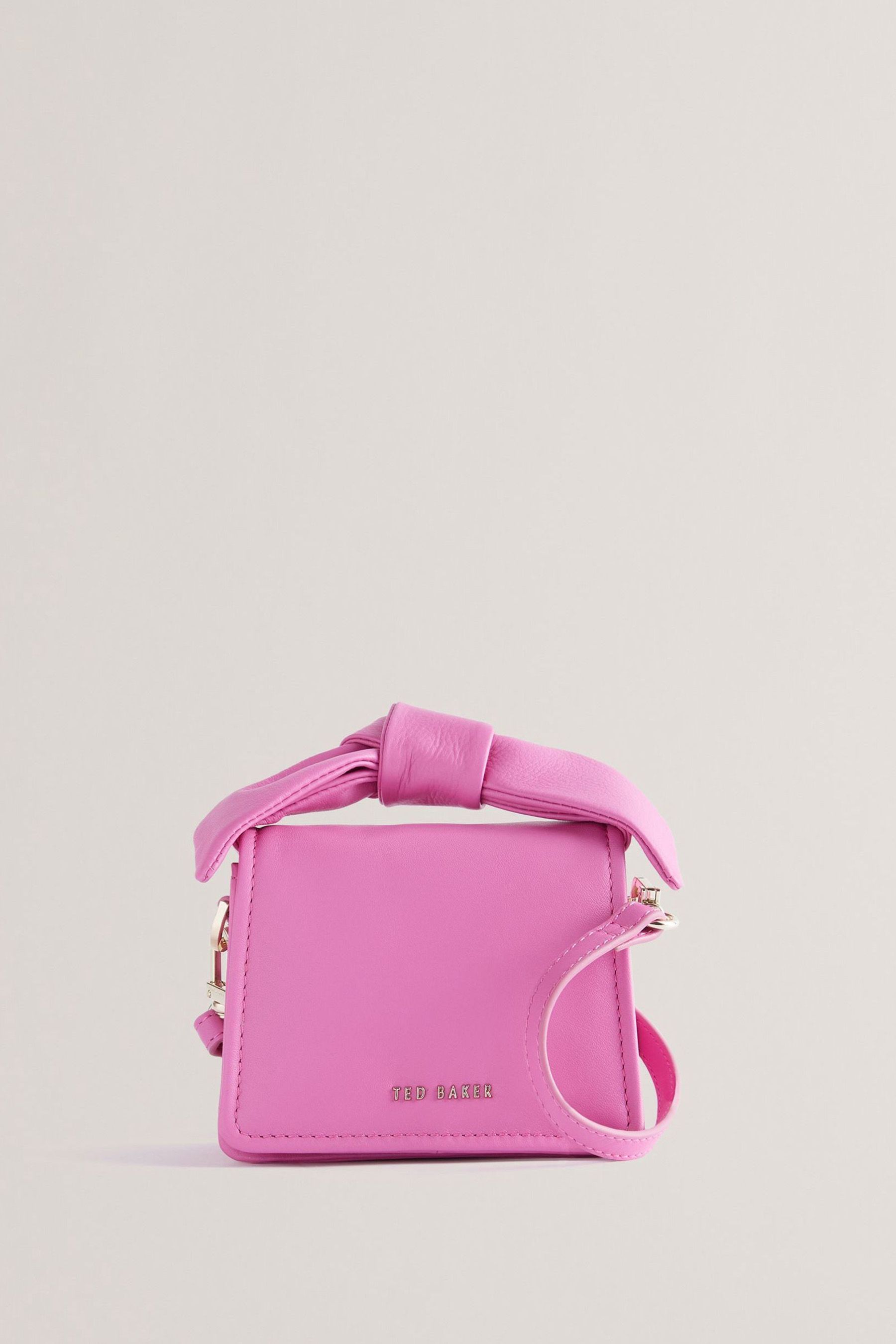 Buy Ted Baker Pink Nialinn Soft Knot Mini Bow Bag from Next Ireland