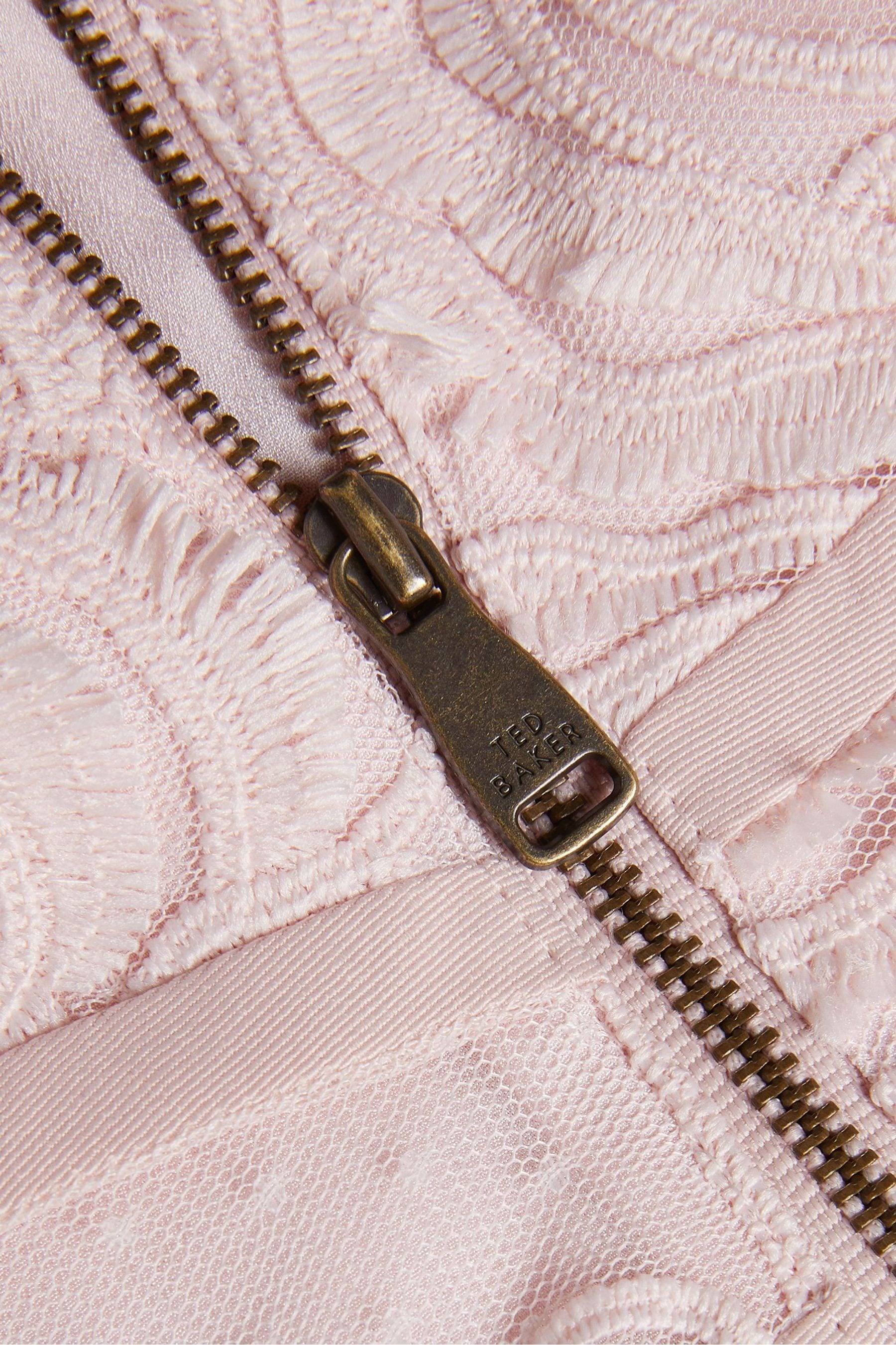 Ted baker pink velvet bag top