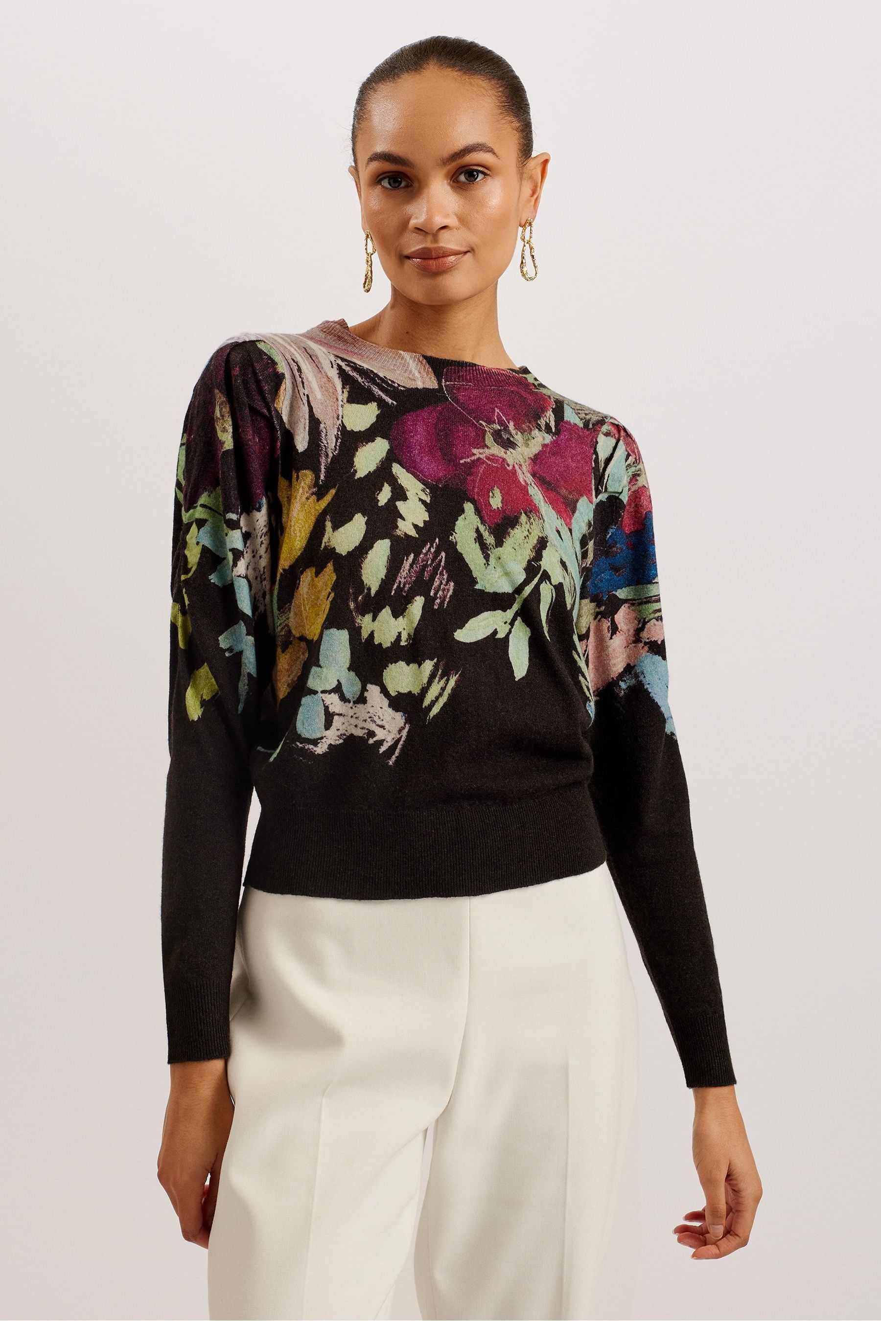 Ted baker floral sweater deals