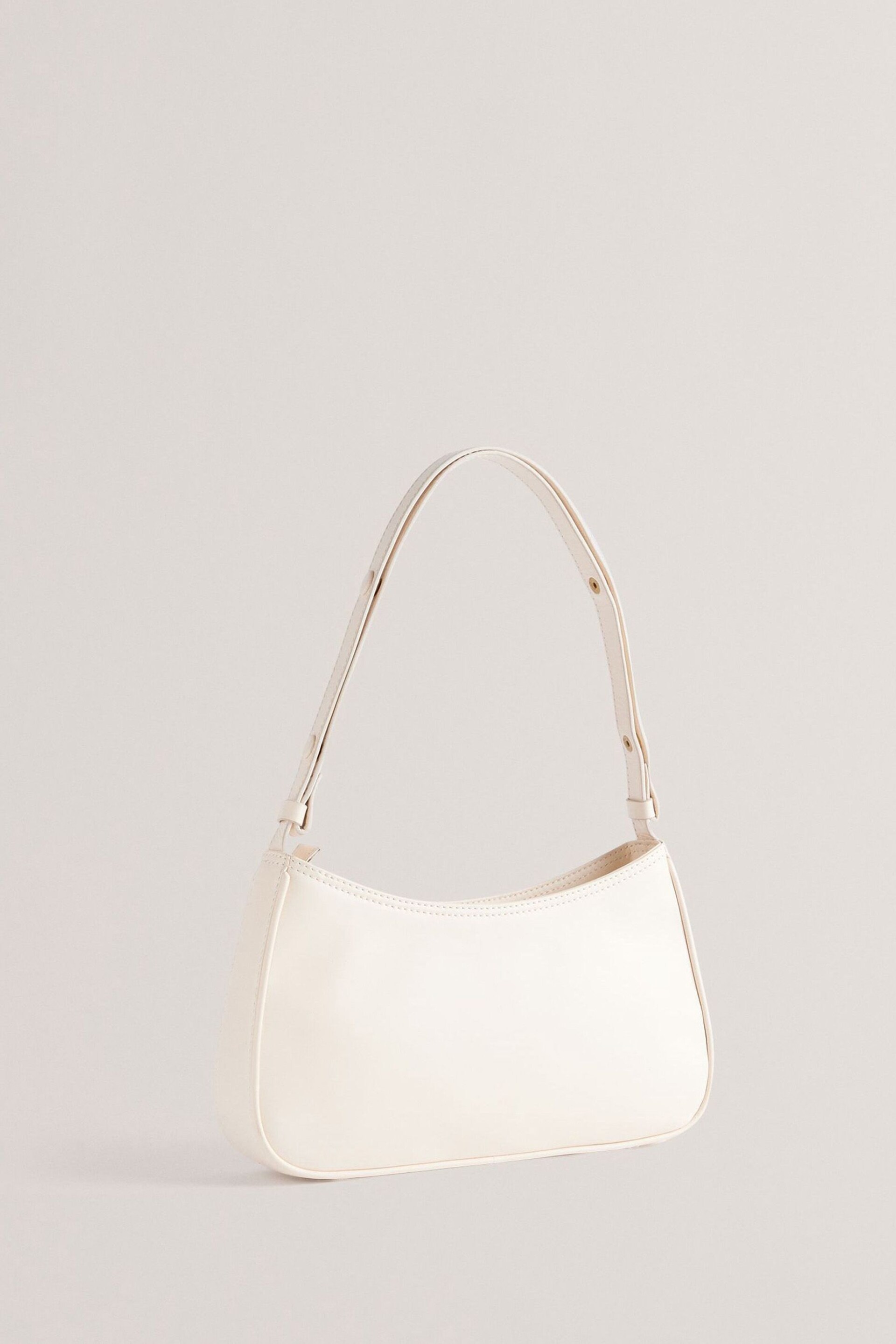 Ted Baker Cream Edalli Equestrian Baguette Bag - Image 3 of 5