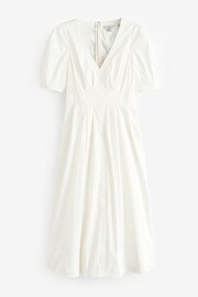 Ted Baker White Ledra Puff Sleeve Midi Dress - Image 6 of 6