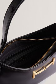 Ted Baker Black Edalli Equestrian Baguette Bag - Image 5 of 6