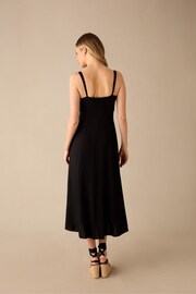 Ro&Zo Strappy Button Through Black Dress - Image 4 of 4