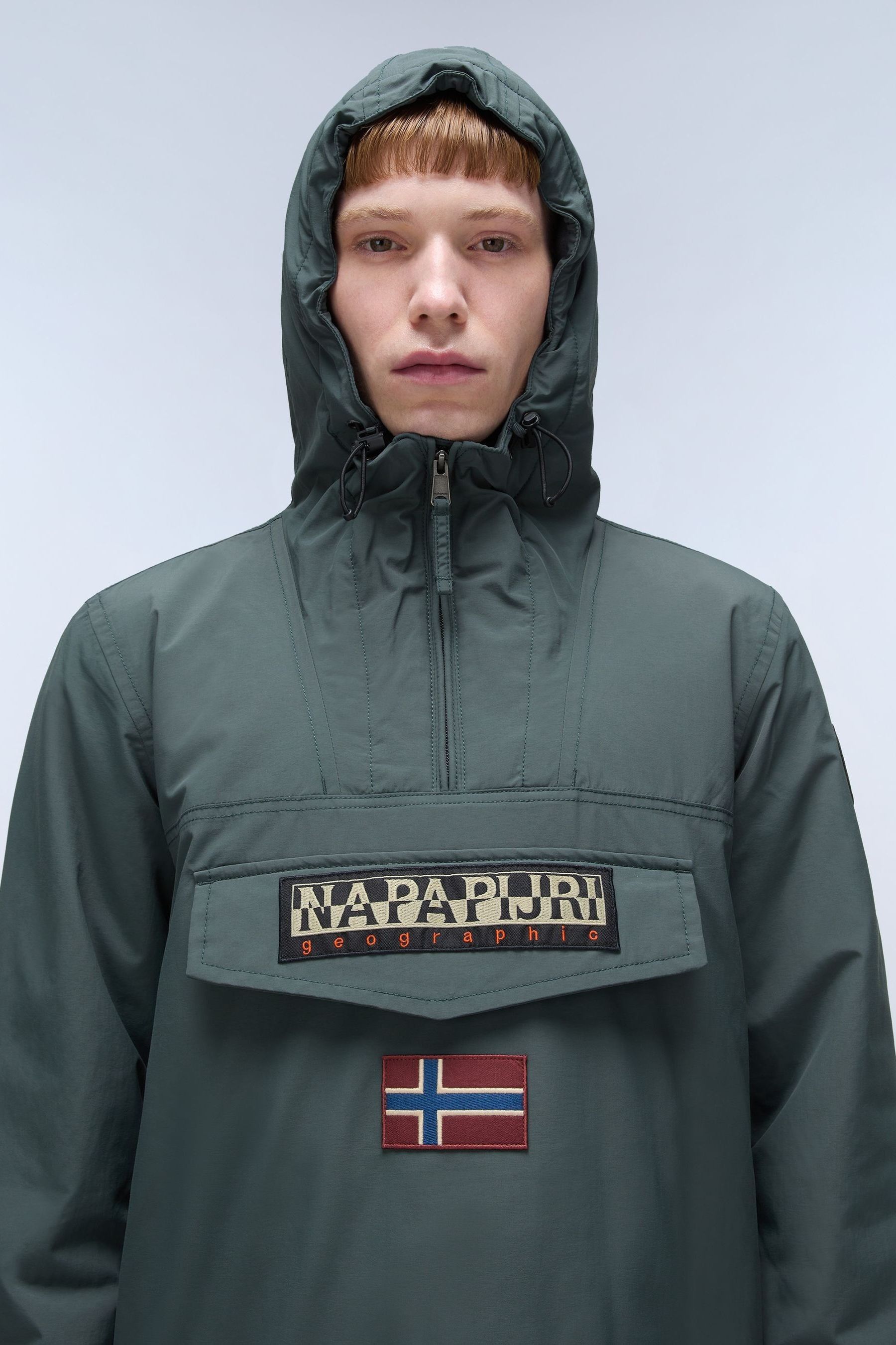 Napapijri Green Rainforest Ripstop Anorak Jacket
