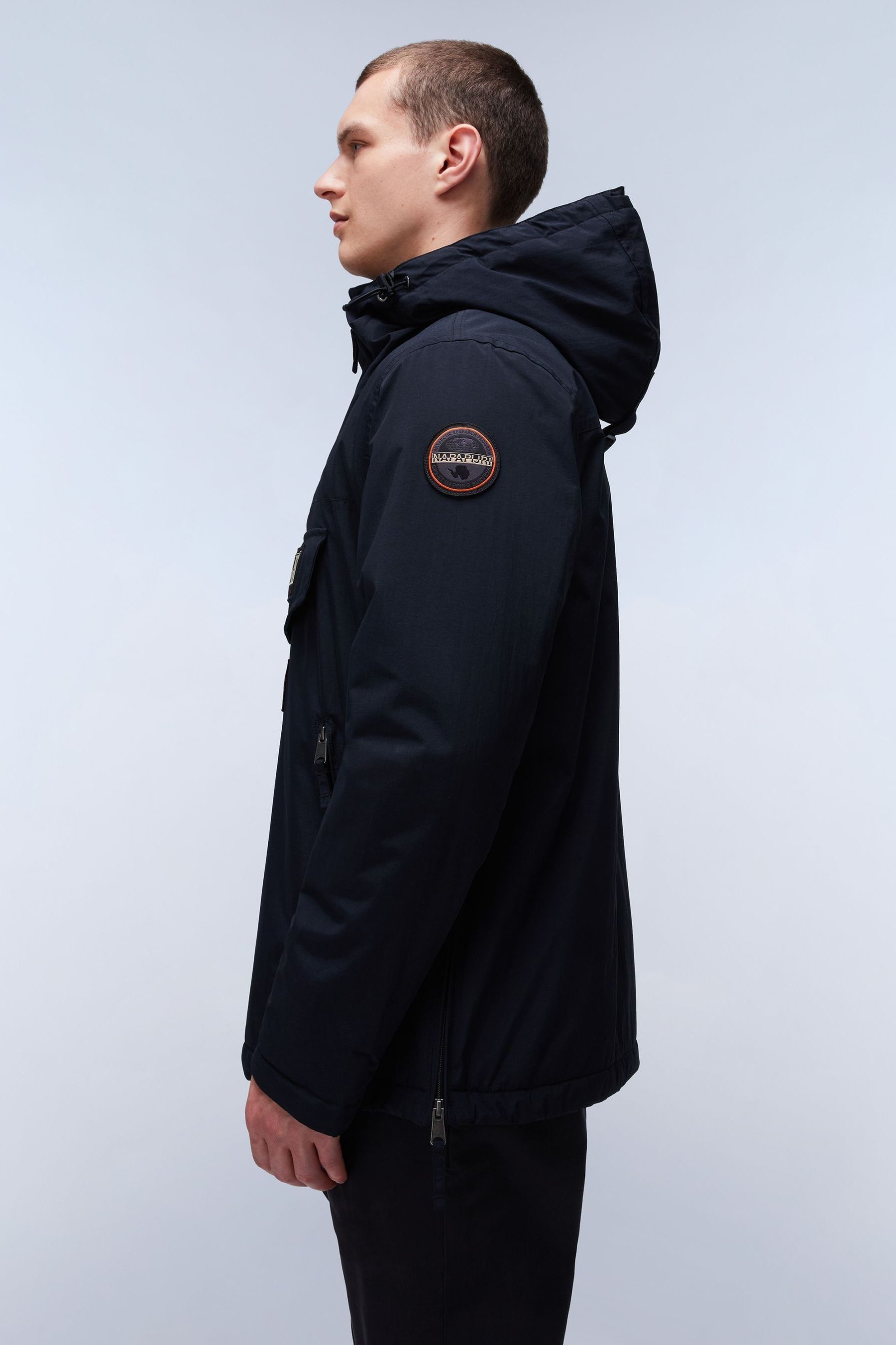 Napapijri Rainforest Ripstop Anorak Black Jacket