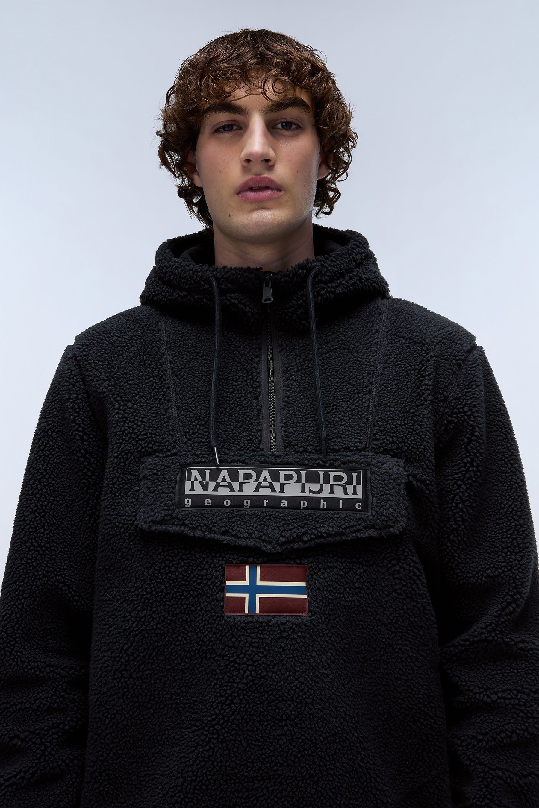 Napapijri overhead logo hoodie 2025