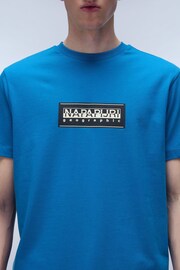 Napapijri Blue Box Short Sleeve T-Shirt - Image 3 of 5