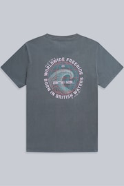 Animal Grey Mens Chase Organic Graphic T-Shirt - Image 6 of 9