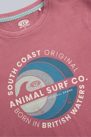 Animal Mens Jacob Organic Front Graphic T-Shirt - Image 3 of 4