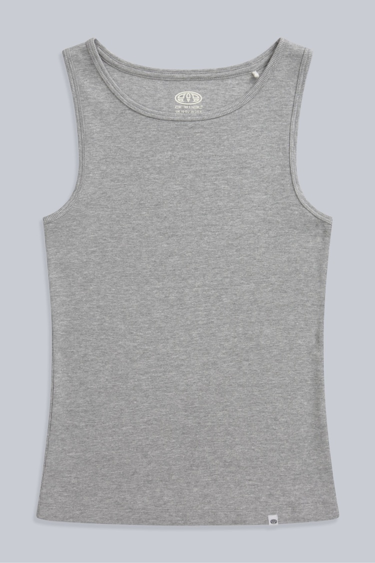 Animal Grey Womens Ribbed Tank - Image 1 of 4