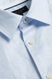 Ted Baker Blue Romeos Linen Shirt - Image 6 of 6