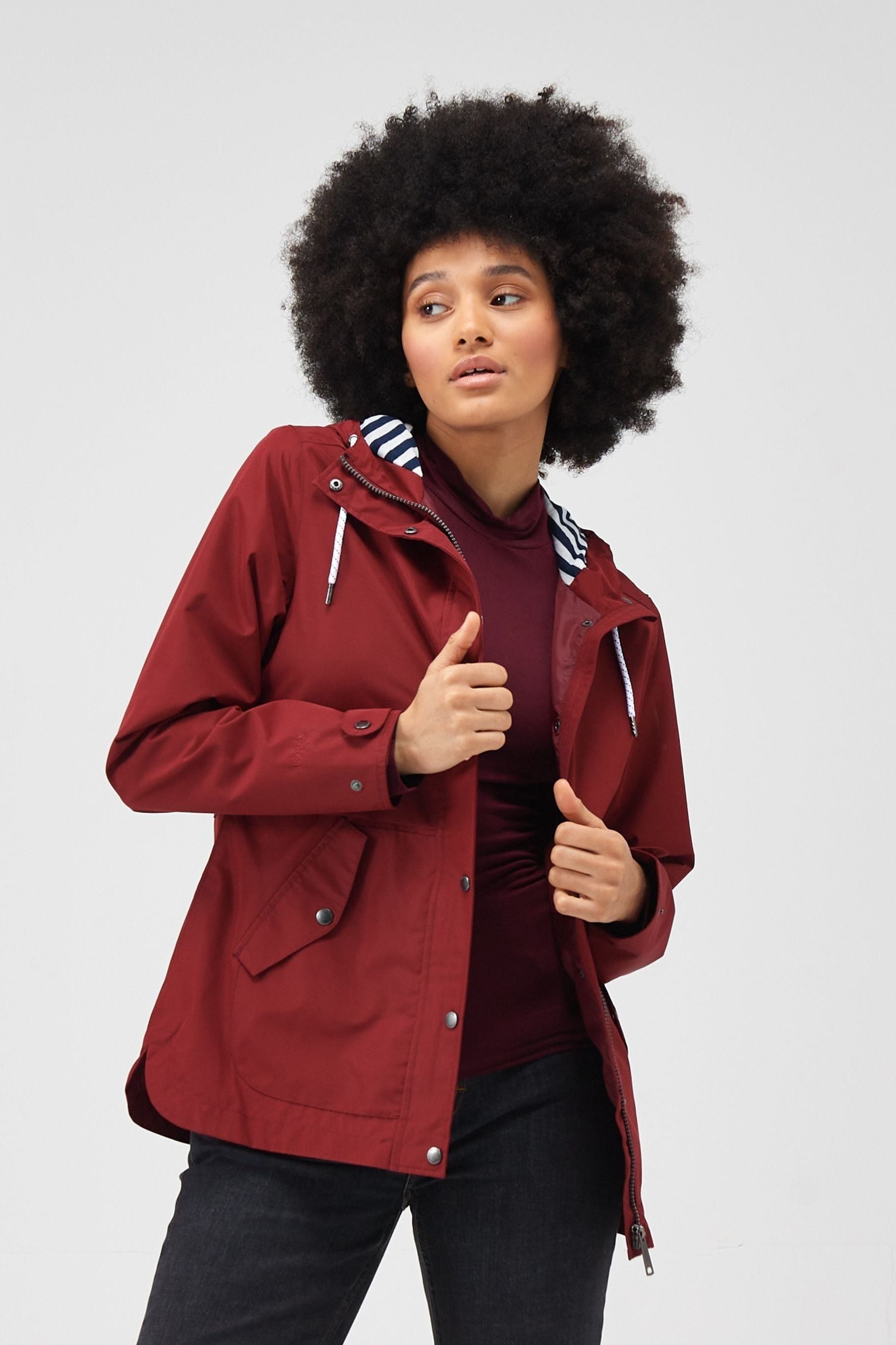 Regatta red raincoat deals