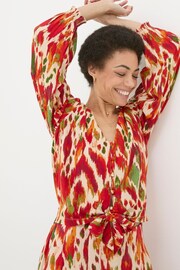 FatFace Orange Paradise Ikat Blouse - Image 3 of 5