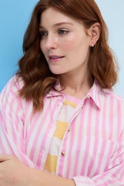 FatFace Pink Judes Stripe Shirt - Image 3 of 6