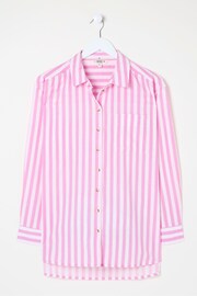 FatFace Pink Judes Stripe Shirt - Image 6 of 6