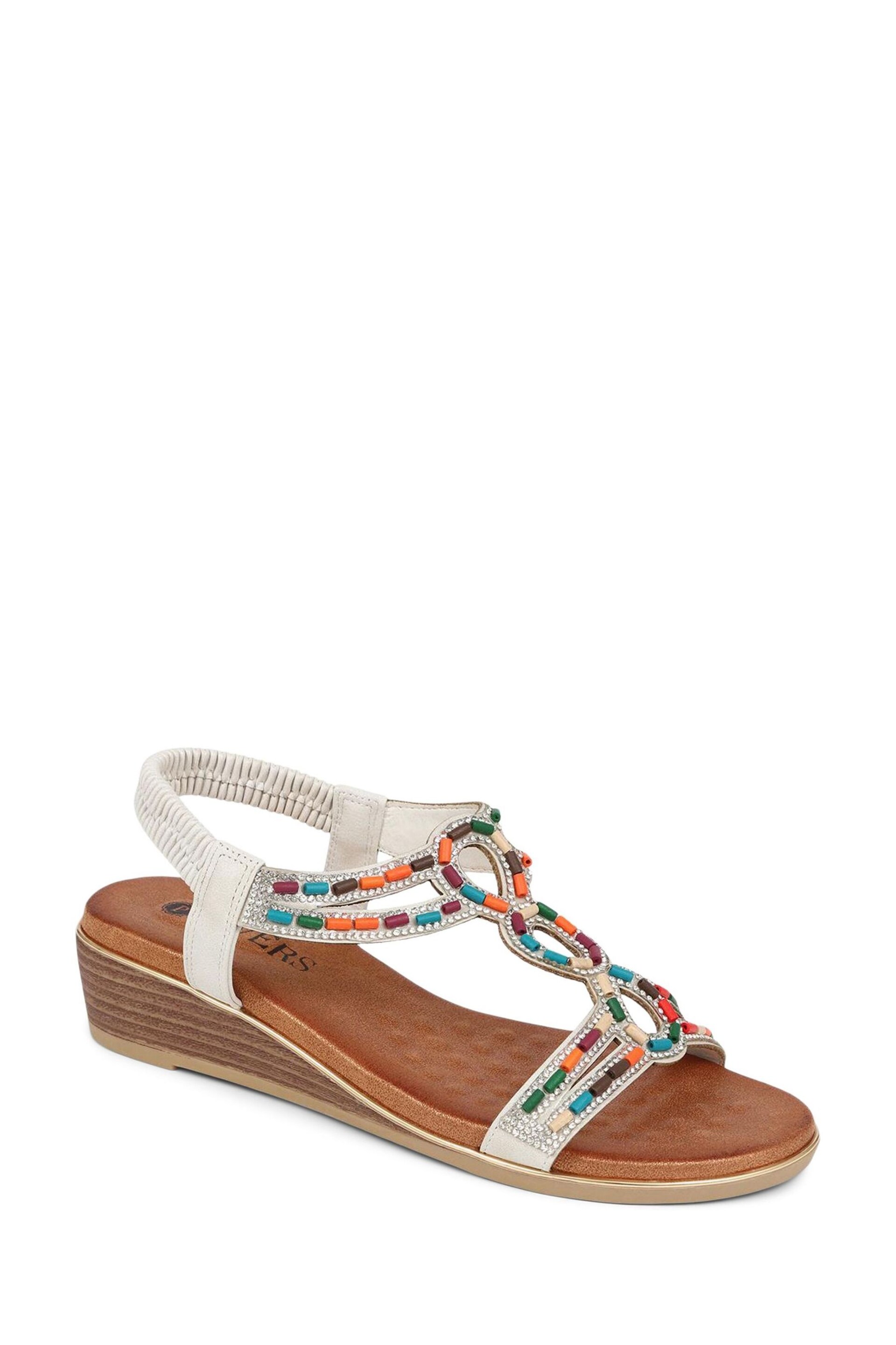 Pavers Beaded Sandals - Image 1 of 5