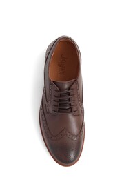 Jones Bootmaker Lingfield Leather Brown Brogues - Image 4 of 5