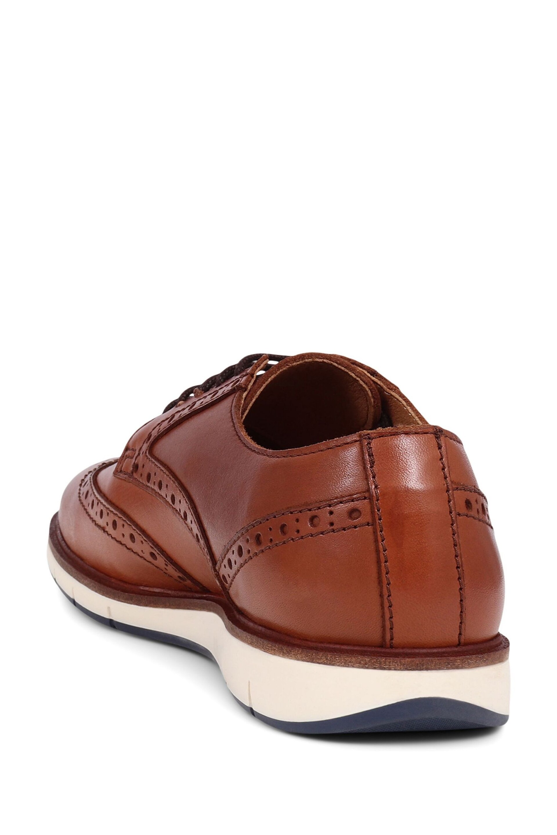 Jones Bootmaker Lingfield Leather Brown Brogues - Image 3 of 5