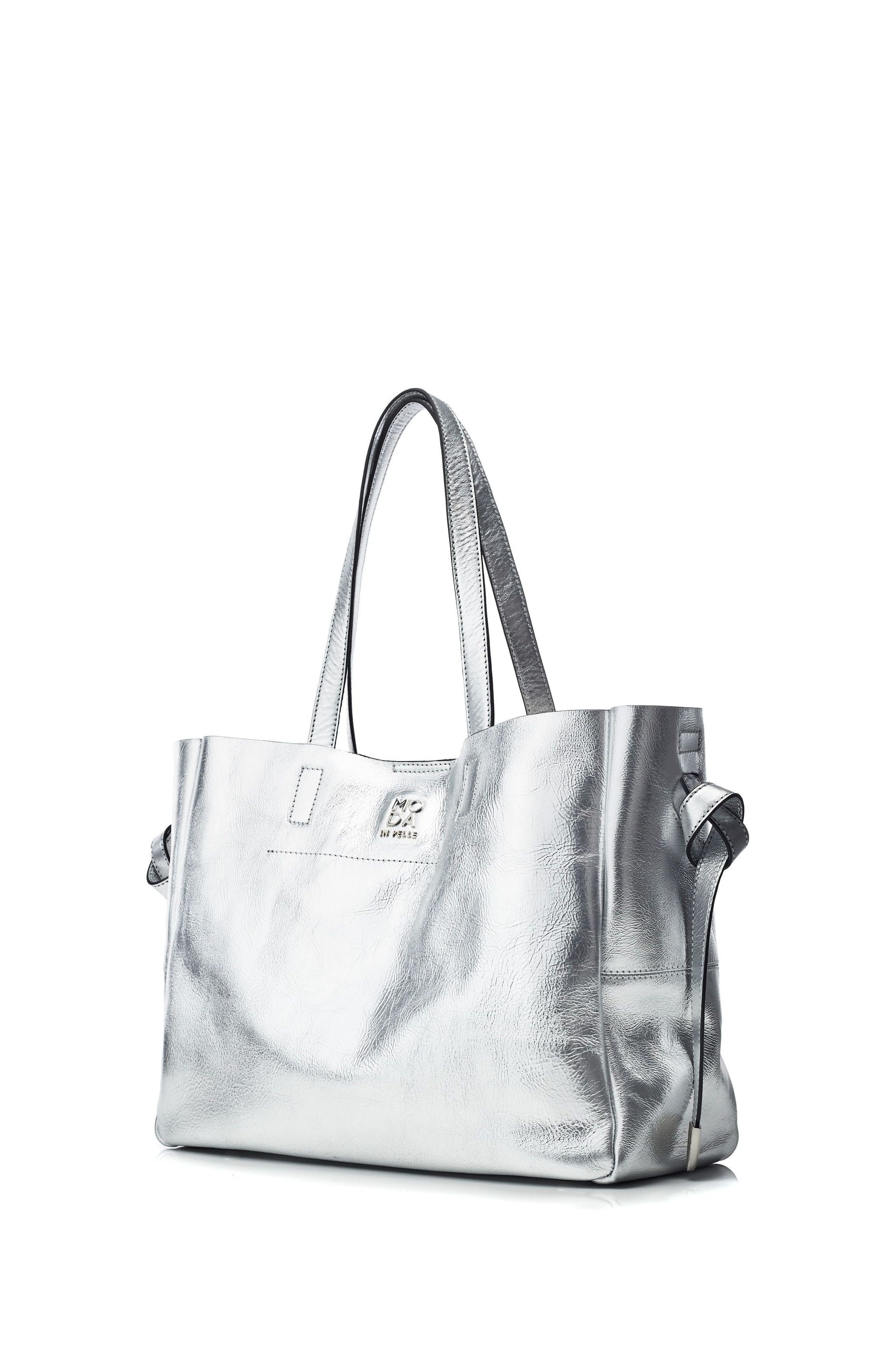 Buy Moda in Pelle Large Indiana Leather Black Tote Bag With Internal Pouch from the Next UK online shop
