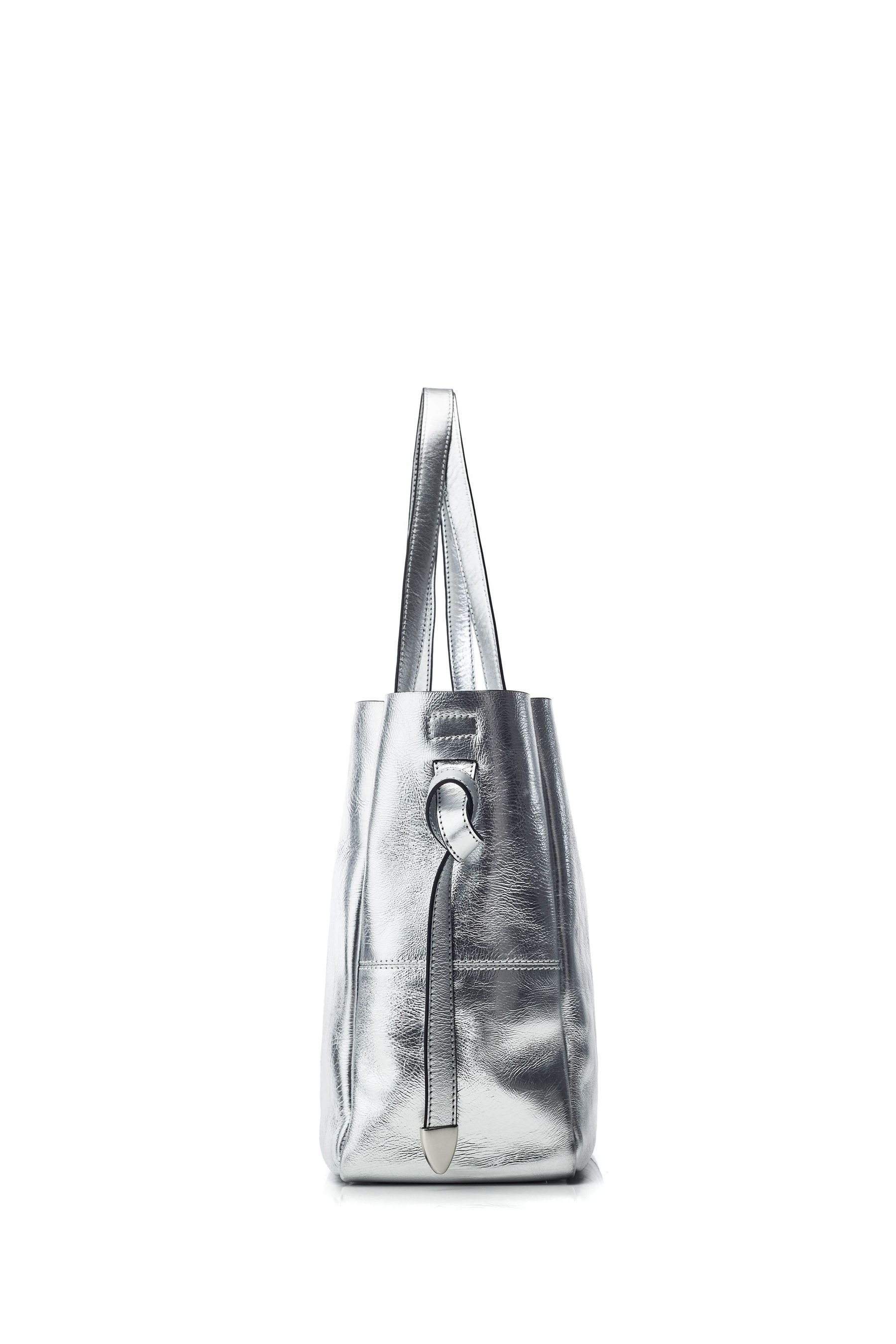 Buy Moda in Pelle Large Indiana Leather Black Tote Bag With Internal Pouch from the Next UK online shop