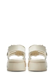 Moda in Pelle Obsidian Chunky Fisherman White Sandals - Image 4 of 5